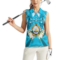 Honduras Independence Day Women Sleeveless Polo Shirt Coat Of Arms Special Style - Wonder Print Shop