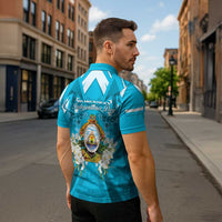 Honduras Independence Day Zipper Polo Shirt Coat Of Arms Special Style - Wonder Print Shop