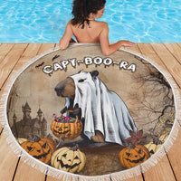 Halloween Capy Boo Ra Beach Blanket Spooky Bara Season LT05 - Wonder Print Shop