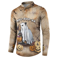 Halloween Capy Boo Ra Button Sweatshirt Spooky Bara Season LT05 - Wonder Print Shop