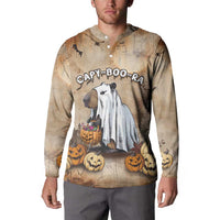 Halloween Capy Boo Ra Button Sweatshirt Spooky Bara Season LT05 - Wonder Print Shop