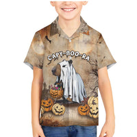 Halloween Capy Boo Ra Family Matching Mermaid Dress and Hawaiian Shirt Spooky Bara Season LT05 - Wonder Print Shop