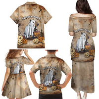 Halloween Capy Boo Ra Family Matching Puletasi and Hawaiian Shirt Spooky Bara Season LT05 - Wonder Print Shop