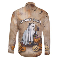 Halloween Capy Boo Ra Family Matching Puletasi and Hawaiian Shirt Spooky Bara Season LT05 - Wonder Print Shop
