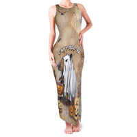 Halloween Capy Boo Ra Family Matching Tank Maxi Dress and Hawaiian Shirt Spooky Bara Season LT05 - Wonder Print Shop