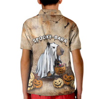 Halloween Capy Boo Ra Kid Polo Shirt Spooky Bara Season LT05 - Wonder Print Shop