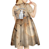 Halloween Capy Boo Ra Kid Short Sleeve Dress Spooky Bara Season LT05 - Wonder Print Shop