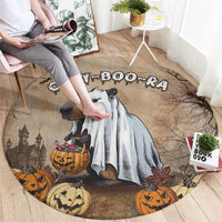 Halloween Capy Boo Ra Round Carpet Spooky Bara Season