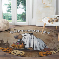 Halloween Capy Boo Ra Round Carpet Spooky Bara Season