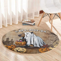 Halloween Capy Boo Ra Round Carpet Spooky Bara Season