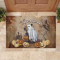 Halloween Capy Boo Ra Rubber Doormat Spooky Bara Season LT05 - Wonder Print Shop