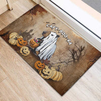 Halloween Capy Boo Ra Rubber Doormat Spooky Bara Season LT05 - Wonder Print Shop