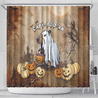 Halloween Capy Boo Ra Shower Curtain Spooky Bara Season