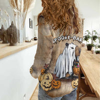 Halloween Capy Boo Ra Women Casual Shirt Spooky Bara Season LT05 - Wonder Print Shop