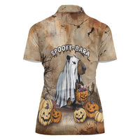 Halloween Capy Boo Ra Women Polo Shirt Spooky Bara Season LT05 - Wonder Print Shop