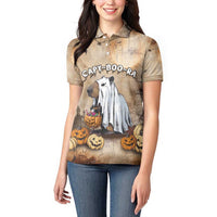 Halloween Capy Boo Ra Women Polo Shirt Spooky Bara Season LT05 - Wonder Print Shop