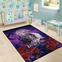 Halloween Skeleton Couple Area Rug Til Death Do Us Part LT05 - Wonder Print Shop