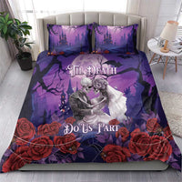 Halloween Skeleton Couple Bedding Set Til Death Do Us Part LT05 - Wonder Print Shop