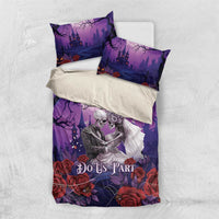 Halloween Skeleton Couple Bedding Set Til Death Do Us Part LT05 - Wonder Print Shop