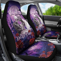 Halloween Skeleton Couple Car Seat Cover Til Death Do Us Part LT05 - Wonder Print Shop