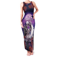 Personalised Halloween Skeleton Couple Family Matching Tank Maxi Dress and Hawaiian Shirt Til Death Do Us Part LT05 - Wonder Print Shop