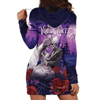 Personalised Halloween Skeleton Couple Hoodie Dress Til Death Do Us Part LT05 - Wonder Print Shop