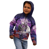 Personalised Halloween Skeleton Couple Kid Hoodie Til Death Do Us Part LT05 - Wonder Print Shop