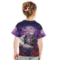 Personalised Halloween Skeleton Couple Kid T Shirt Til Death Do Us Part LT05 - Wonder Print Shop