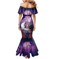 Personalised Halloween Skeleton Couple Mermaid Dress Til Death Do Us Part LT05 - Wonder Print Shop