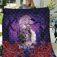 Halloween Skeleton Couple Quilt Til Death Do Us Part LT05 - Wonder Print Shop