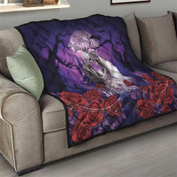 Halloween Skeleton Couple Quilt Til Death Do Us Part LT05 - Wonder Print Shop