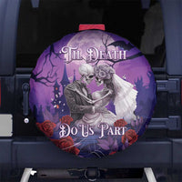 Halloween Skeleton Couple Spare Tire Cover Til Death Do Us Part LT05 - Wonder Print Shop