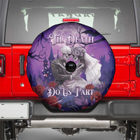 Halloween Skeleton Couple Spare Tire Cover Til Death Do Us Part LT05 - Wonder Print Shop