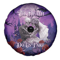 Halloween Skeleton Couple Spare Tire Cover Til Death Do Us Part LT05 - Wonder Print Shop