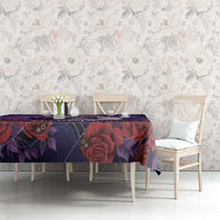 Halloween Skeleton Couple Tablecloth Til Death Do Us Part LT05 - Wonder Print Shop