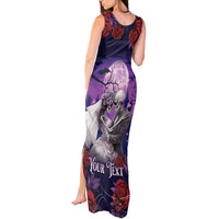 Personalised Halloween Skeleton Couple Tank Maxi Dress Til Death Do Us Part LT05 - Wonder Print Shop