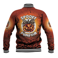 Coquette Pumpkin Halloween Baseball Jacket It's Spooky Season LT05 - Wonder Print Shop