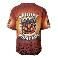 Coquette Pumpkin Halloween Baseball Jersey It's Spooky Season LT05 - Wonder Print Shop