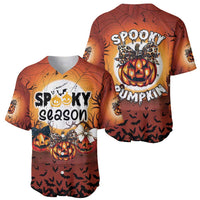 Coquette Pumpkin Halloween Baseball Jersey It's Spooky Season LT05 - Wonder Print Shop