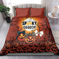 Coquette Pumpkin Halloween Bedding Set It's Spooky Season LT05 - Wonder Print Shop