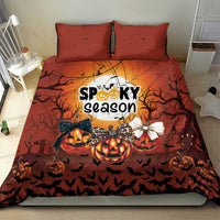 Coquette Pumpkin Halloween Bedding Set It's Spooky Season LT05 - Wonder Print Shop