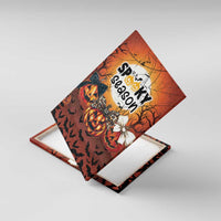 Coquette Pumpkin Halloween Canvas Wall Art It's Spooky Season LT05 - Wonder Print Shop