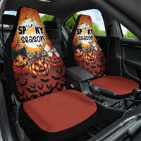 Coquette Pumpkin Halloween Car Seat Cover It's Spooky Season LT05 - Wonder Print Shop