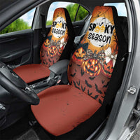 Coquette Pumpkin Halloween Car Seat Cover It's Spooky Season LT05 - Wonder Print Shop