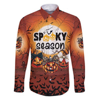 Coquette Pumpkin Halloween Family Matching Puletasi and Hawaiian Shirt It's Spooky Season LT05 - Wonder Print Shop