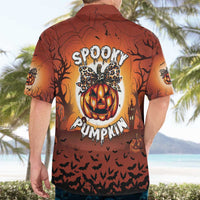 Coquette Pumpkin Halloween Hawaiian Shirt It's Spooky Season LT05 - Wonder Print Shop