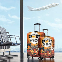 Coquette Pumpkin Halloween Luggage Cover It's Spooky Season LT05 - Wonder Print Shop
