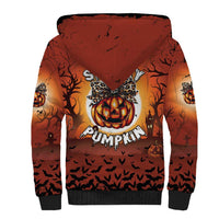 Coquette Pumpkin Halloween Sherpa Hoodie It's Spooky Season LT05 - Wonder Print Shop