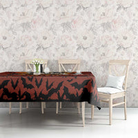 Coquette Pumpkin Halloween Tablecloth It's Spooky Season LT05 - Wonder Print Shop