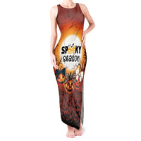 Coquette Pumpkin Halloween Tank Maxi Dress It's Spooky Season LT05 - Wonder Print Shop